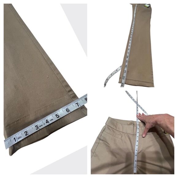 Lee Style Up Khaki Pull on Barley Boot Pants Sz 8 NWT - Picture 7 of 7